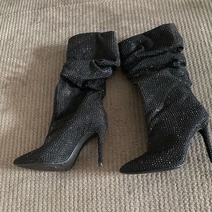 EUC - Jessica Simpson sequin boots